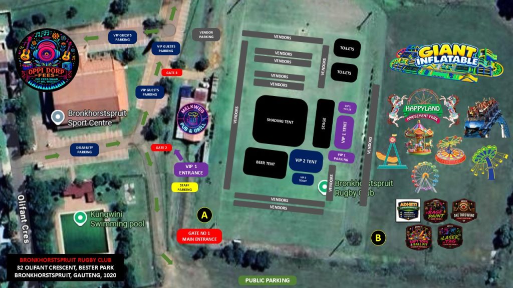 Oppidorp Terrein Layout